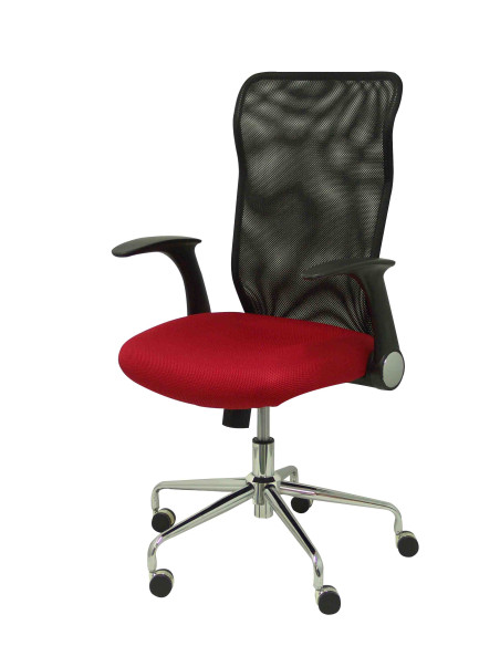 SILLA MINAYA 3D CON BRAZOS MALLA NEGRA