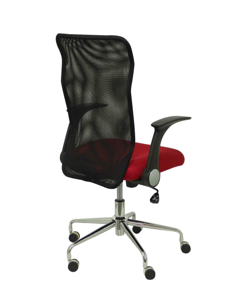 SILLA MINAYA 3D CON BRAZOS MALLA NEGRA