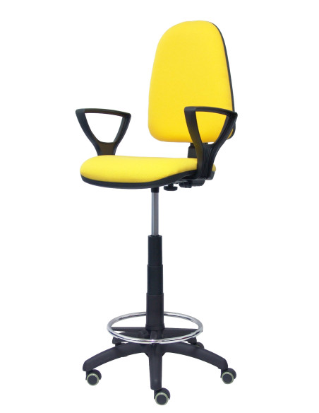 TABURETE PIQUERAS Y CRESPO AYNA BRAZOS FIJOS ERGONOMICO MECANISMO DE CONTACTO PERMANENTE REGULABLE EN ALTURA Y ARO REPOSAPIES RU