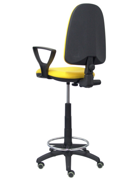 TABURETE PIQUERAS Y CRESPO AYNA BRAZOS FIJOS ERGONOMICO MECANISMO DE CONTACTO PERMANENTE REGULABLE EN ALTURA Y ARO REPOSAPIES RU