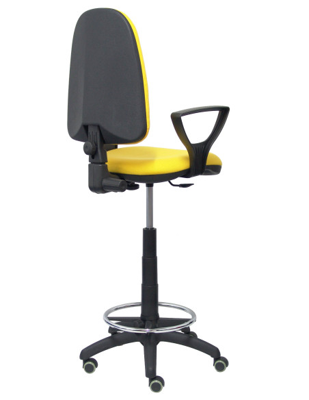 TABURETE PIQUERAS Y CRESPO AYNA BRAZOS FIJOS ERGONOMICO MECANISMO DE CONTACTO PERMANENTE REGULABLE EN ALTURA Y ARO REPOSAPIES RU