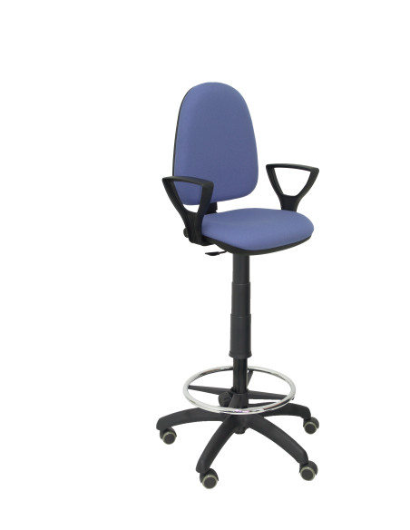 TABURETE PIQUERAS Y CRESPO AYNA BRAZOS FIJOS ERGONOMICO MECANISMO DE CONTACTO PERMANENTE REGULABLE EN ALTURA Y ARO REPOSAPIES RU