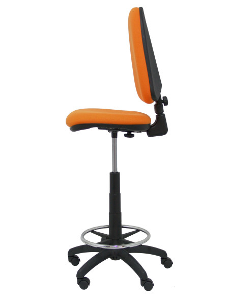 TABURETE PIQUERAS Y CRESPO AYNA ERGONOMICO MECANISMO DE CONTACTO PERMANENTE REGULABLE EN ALTURA Y ARO REPOSAPIES ASIENTO Y RESPA