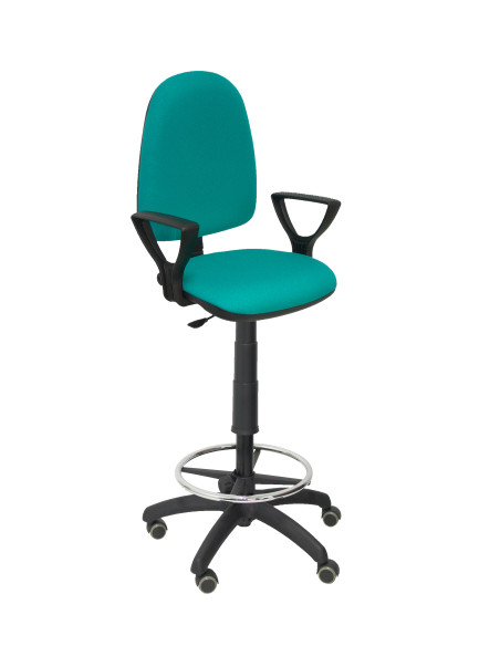 TABURETE PIQUERAS Y CRESPO AYNA BRAZOS FIJOS ERGONOMICO MECANISMO DE CONTACTO PERMANENTE REGULABLE EN ALTURA Y ARO REPOSAPIES RU