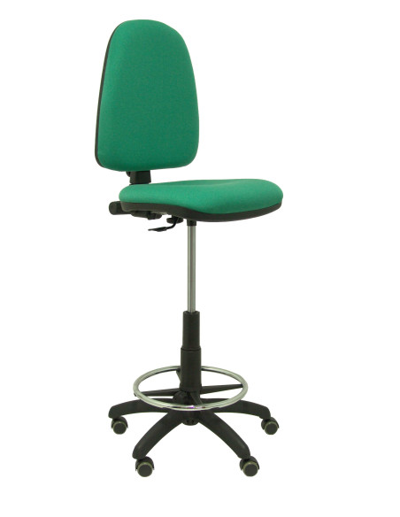 TABURETE PIQUERAS Y CRESPO AYNA ERGONOMICO MECANISMO DE CONTACTO PERMANENTE REGULABLE EN ALTURA Y ARO REPOSAPIES RUEDAS de PARQU