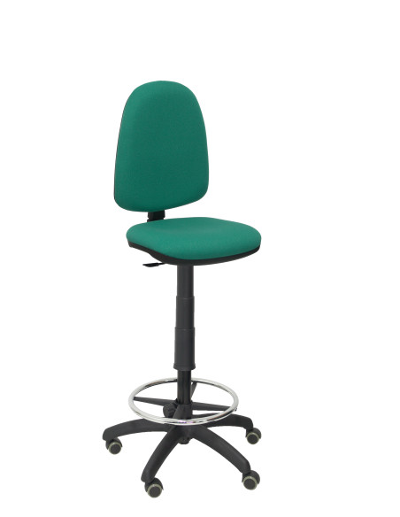 TABURETE PIQUERAS Y CRESPO AYNA ERGONOMICO MECANISMO DE CONTACTO PERMANENTE REGULABLE EN ALTURA Y ARO REPOSAPIES RUEDAS de PARQU