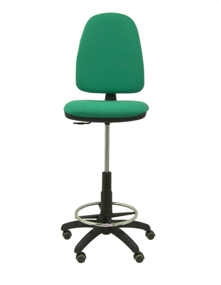 TABURETE PIQUERAS Y CRESPO AYNA ERGONOMICO MECANISMO DE CONTACTO PERMANENTE REGULABLE EN ALTURA Y ARO REPOSAPIES RUEDAS de PARQU