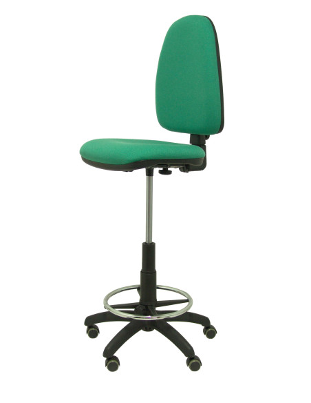TABURETE PIQUERAS Y CRESPO AYNA ERGONOMICO MECANISMO DE CONTACTO PERMANENTE REGULABLE EN ALTURA Y ARO REPOSAPIES RUEDAS de PARQU