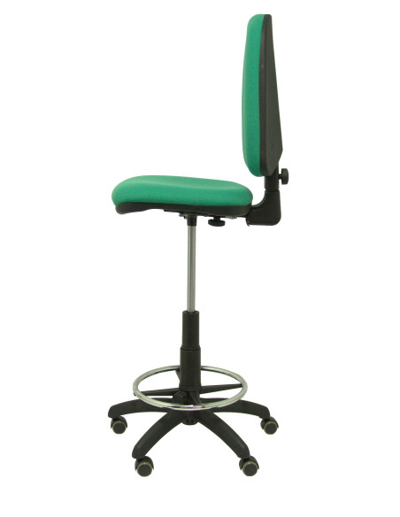 TABURETE PIQUERAS Y CRESPO AYNA ERGONOMICO MECANISMO DE CONTACTO PERMANENTE REGULABLE EN ALTURA Y ARO REPOSAPIES RUEDAS de PARQU