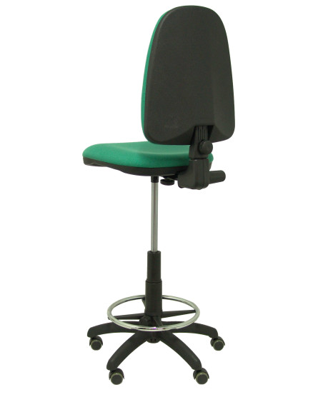 TABURETE PIQUERAS Y CRESPO AYNA ERGONOMICO MECANISMO DE CONTACTO PERMANENTE REGULABLE EN ALTURA Y ARO REPOSAPIES RUEDAS de PARQU