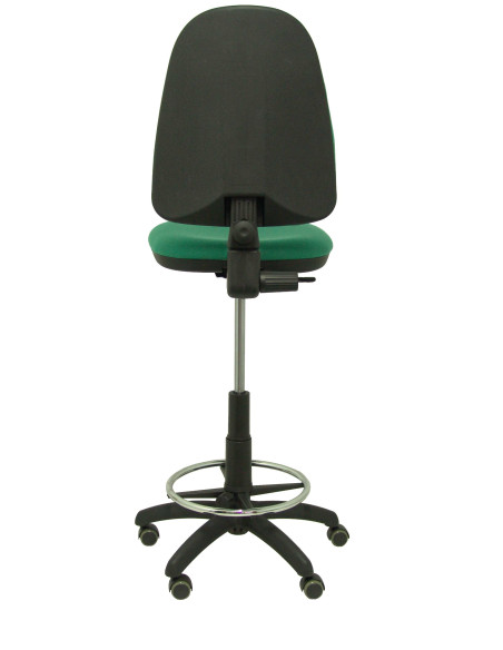 TABURETE PIQUERAS Y CRESPO AYNA ERGONOMICO MECANISMO DE CONTACTO PERMANENTE REGULABLE EN ALTURA Y ARO REPOSAPIES RUEDAS de PARQU