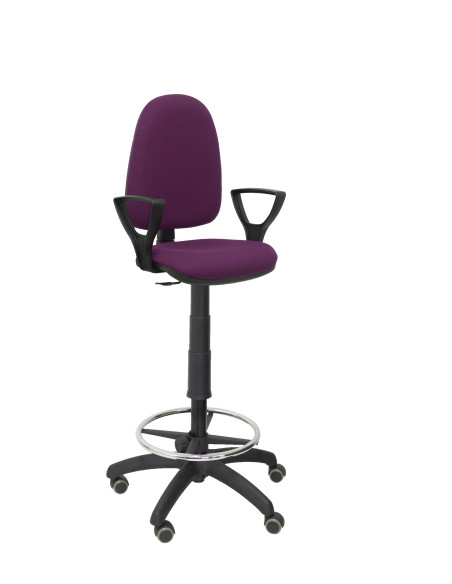 TABURETE PIQUERAS Y CRESPO AYNA BRAZOS FIJOS ERGONOMICO MECANISMO DE CONTACTO PERMANENTE REGULABLE EN ALTURA Y ARO REPOSAPIES RU