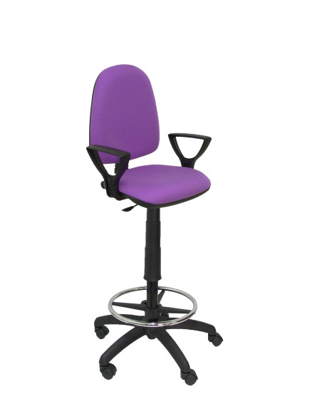 TABURETE PIQUERAS Y CRESPO AYNA BRAZOS FIJOS ERGONOMICO MECANISMO DE CONTACTO PERMANENTE REGULABLE EN ALTURA Y ARO REPOSAPIES AS