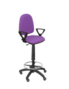 TABURETE OPERATIVO AYNA TELA CON BRAZOS Y RUEDAS PARQUÉ 2