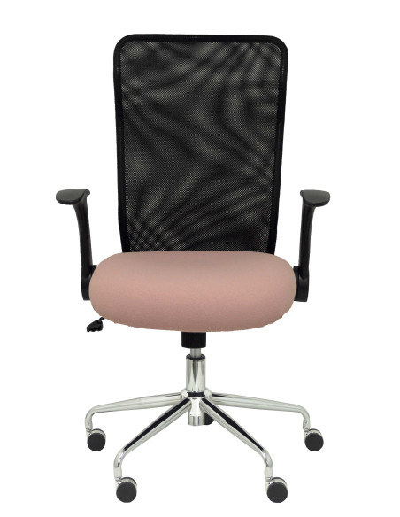 SILLA MINAYA TELA CON BRAZOS MALLA NEGRA