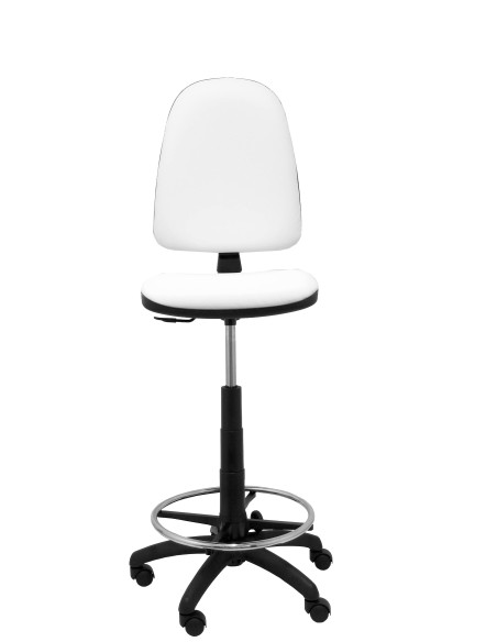 TABURETE PIQUERAS Y CRESPO AYNA ERGONOMICO MECANISMO DE CONTACTO PERMANENTE REGULABLE EN ALTURA Y ARO REPOSAPIES ASIENTO Y RESPA