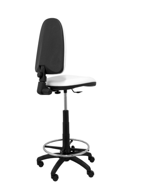 TABURETE PIQUERAS Y CRESPO AYNA ERGONOMICO MECANISMO DE CONTACTO PERMANENTE REGULABLE EN ALTURA Y ARO REPOSAPIES ASIENTO Y RESPA
