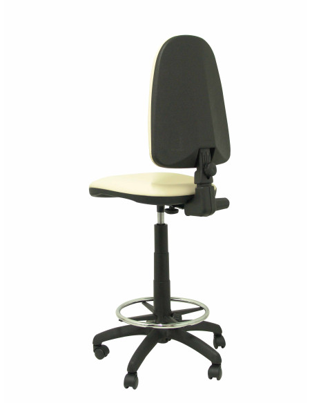 TABURETE PIQUERAS Y CRESPO AYNA ERGONOMICO MECANISMO DE CONTACTO PERMANENTE REGULABLE EN ALTURA Y ARO REPOSAPIES ASIENTO Y RESPA