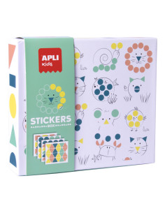 JUEGO DE GOMETS APLI KIDS GEOMÉTRICOS ANIMALES