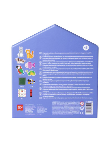 KIT MANUALIDADES APLI KIDS MY FIRST POMPOM