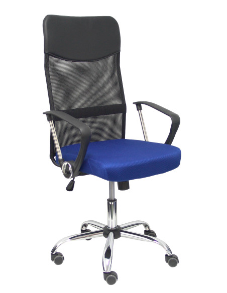 SILLA GONTAR RESPALDO DE MALLA CON BRAZOS FIJOS