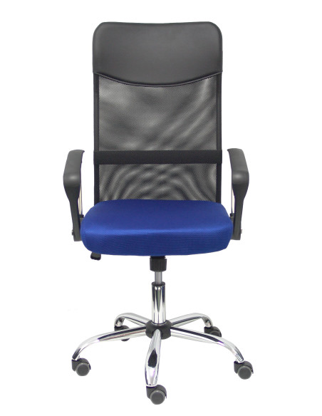 SILLA GONTAR RESPALDO DE MALLA CON BRAZOS FIJOS