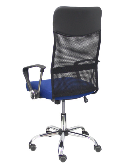 SILLA GONTAR RESPALDO DE MALLA CON BRAZOS FIJOS