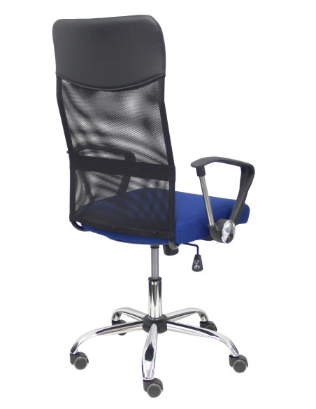 SILLA GONTAR RESPALDO DE MALLA CON BRAZOS FIJOS