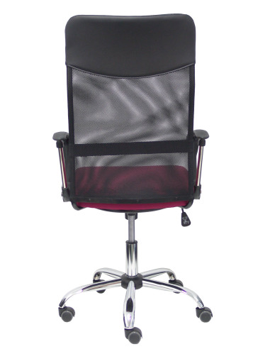 SILLA GONTAR RESPALDO DE MALLA CON BRAZOS FIJOS