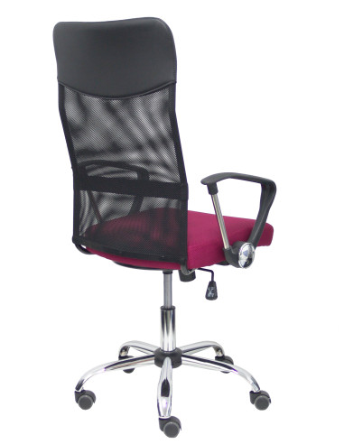 SILLA GONTAR RESPALDO DE MALLA CON BRAZOS FIJOS