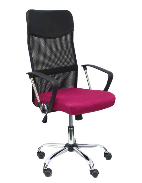 SILLA PIQUERAS Y CRESPO GONTAR DIRECCION BRAZOS FIJOS MECANISMO BASCULANTE REGULABLE EN ALTURA BASE CROMADA RUEDAS PARQUET RESPA