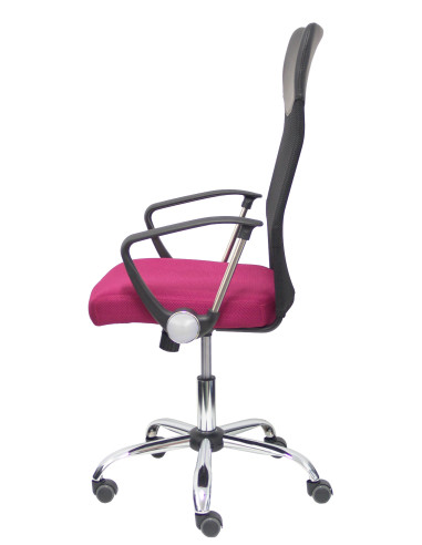SILLA GONTAR RESPALDO DE MALLA CON BRAZOS FIJOS