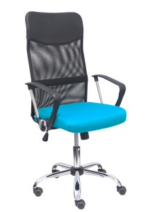 SILLA GONTAR RESPALDO DE MALLA CON BRAZOS FIJOS