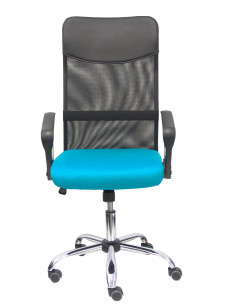 SILLA GONTAR RESPALDO DE MALLA CON BRAZOS FIJOS 2