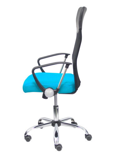 SILLA GONTAR RESPALDO DE MALLA CON BRAZOS FIJOS