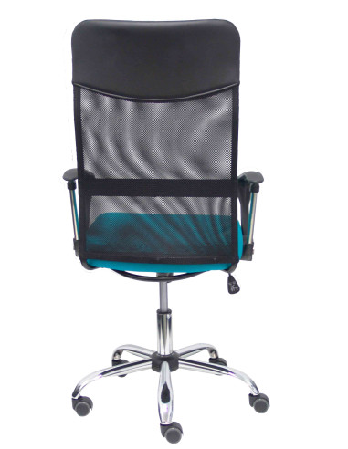 SILLA GONTAR RESPALDO DE MALLA CON BRAZOS FIJOS
