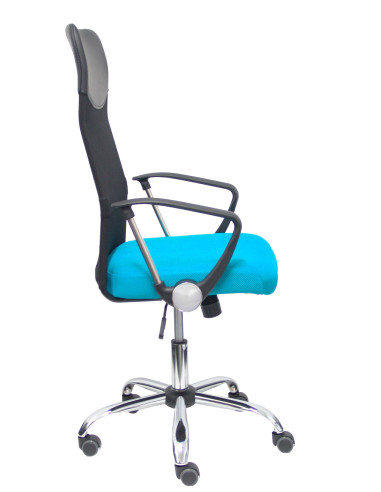 SILLA GONTAR RESPALDO DE MALLA CON BRAZOS FIJOS