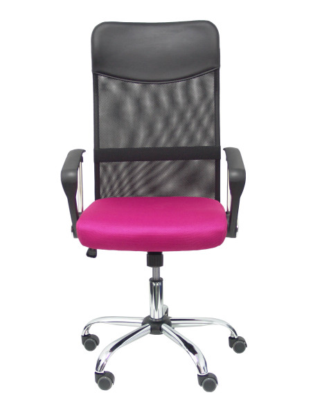 SILLA GONTAR RESPALDO DE MALLA CON BRAZOS FIJOS