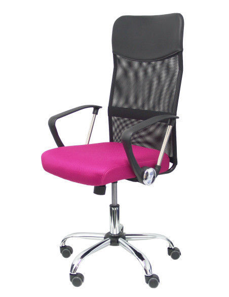 SILLA GONTAR RESPALDO DE MALLA CON BRAZOS FIJOS
