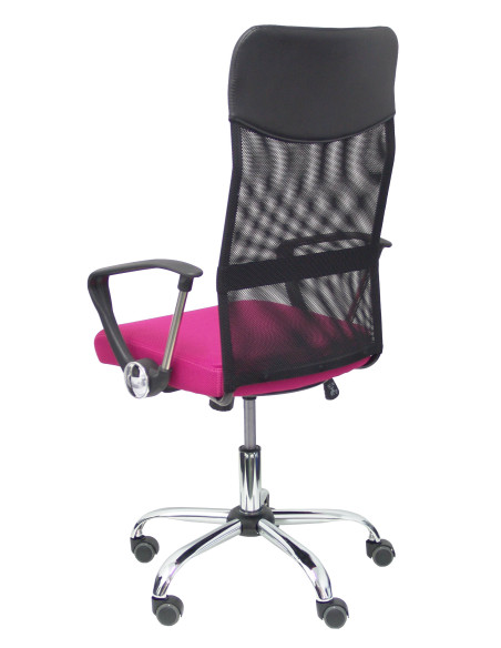 SILLA GONTAR RESPALDO DE MALLA CON BRAZOS FIJOS