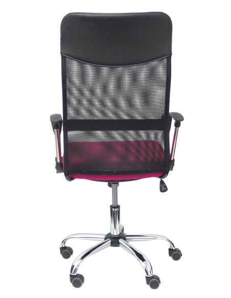 SILLA GONTAR RESPALDO DE MALLA CON BRAZOS FIJOS