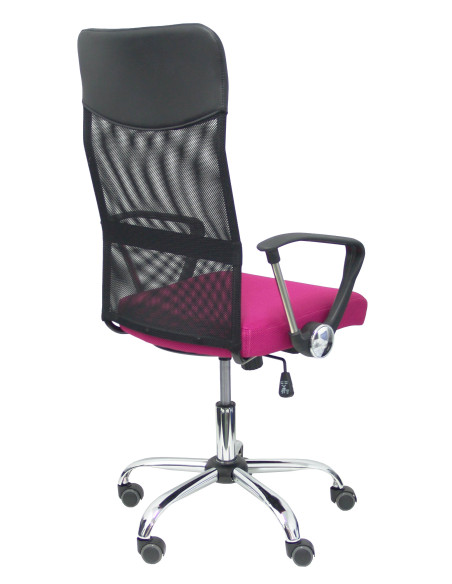 SILLA GONTAR RESPALDO DE MALLA CON BRAZOS FIJOS