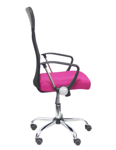 SILLA GONTAR RESPALDO DE MALLA CON BRAZOS FIJOS