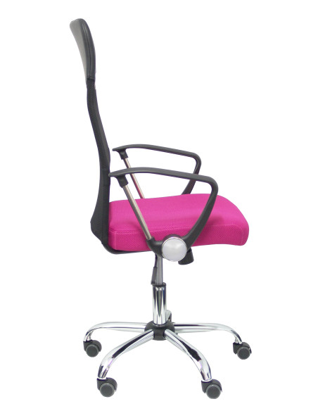 SILLA GONTAR RESPALDO DE MALLA CON BRAZOS FIJOS