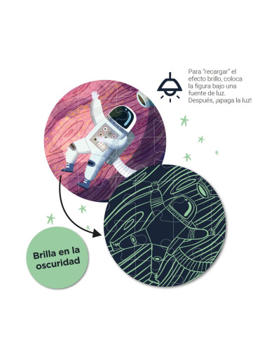 PUZZLE APLI KIDS GLOW IN THE DARK SISTEMA SOLAR