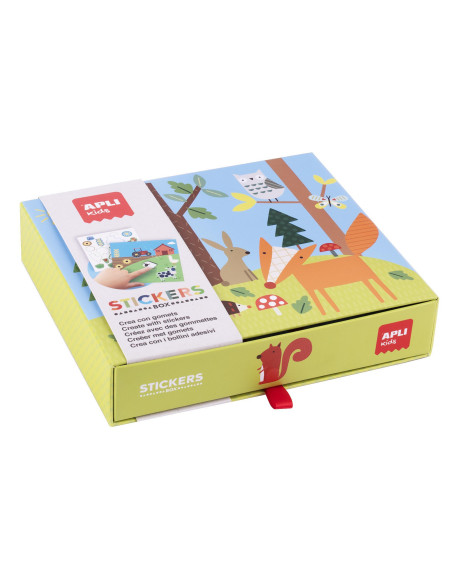 STICKERS GAME RS APLI KIDS CAJA CARTON BOSQUE