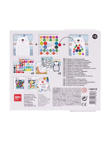 JUEGO DE GOMETS APLI KIDS OSO