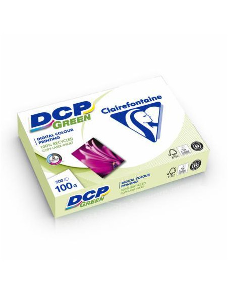 PAQUETE 500h PAPEL CLAIREFONTAINE DCP GREEN 100gr A3