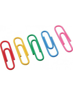 CAJA 100 CLIPS 50mm COLORES