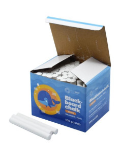 CAJA 100 TIZAS BLUERING BLANCAS